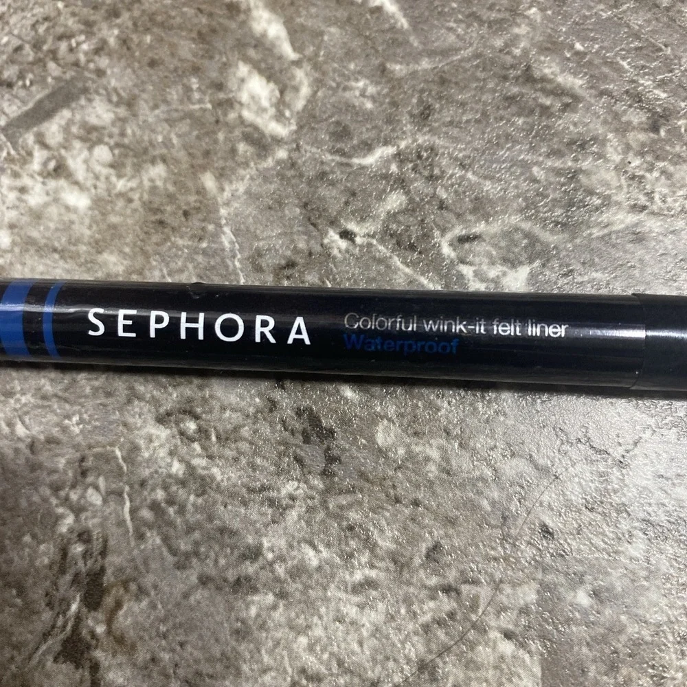 Sephora 04 Midnight Navy waterproof colorful wink-it felt liner 0.019 oz Sealed‎